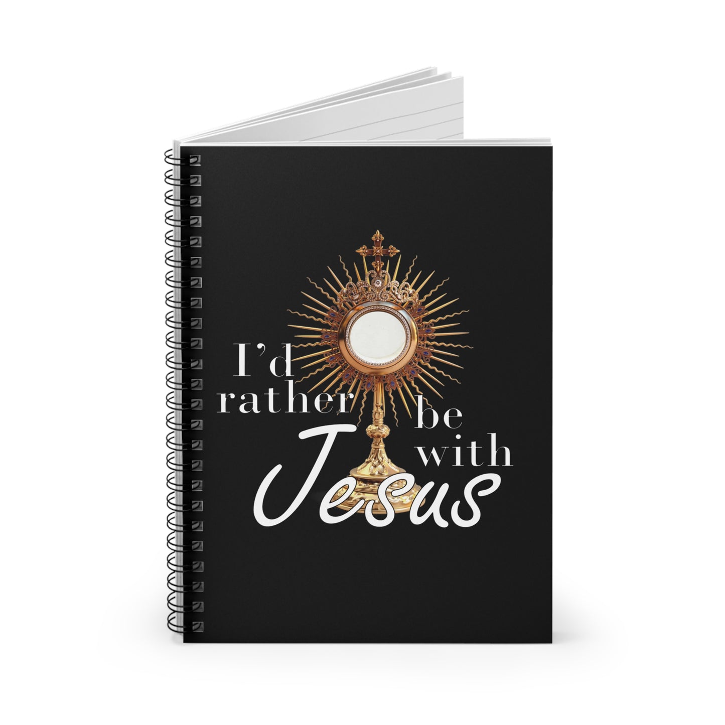 Rather Be With Jesus Adoration Journal, Catholic Notebook Gift