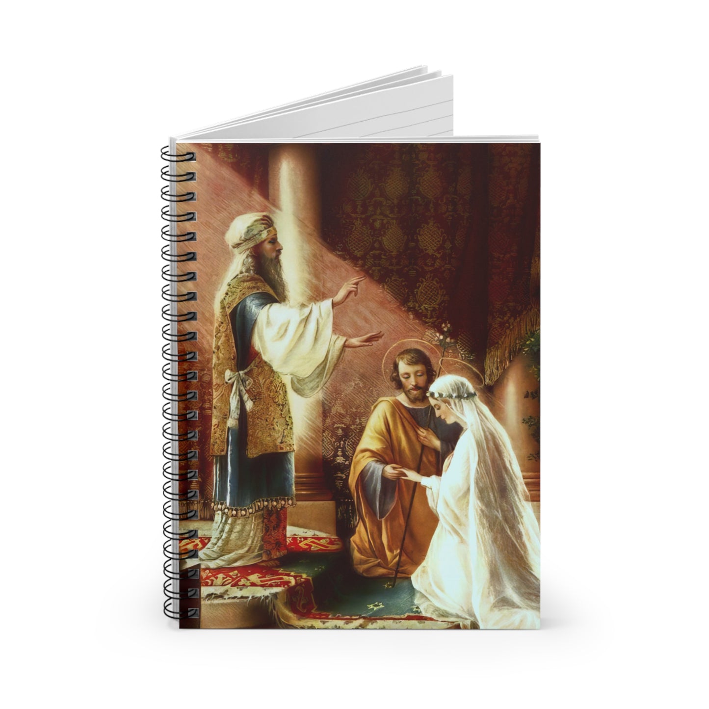 Marriage of Mary and Joseph Catholic Wedding Notebook Gift, Adoration Journal