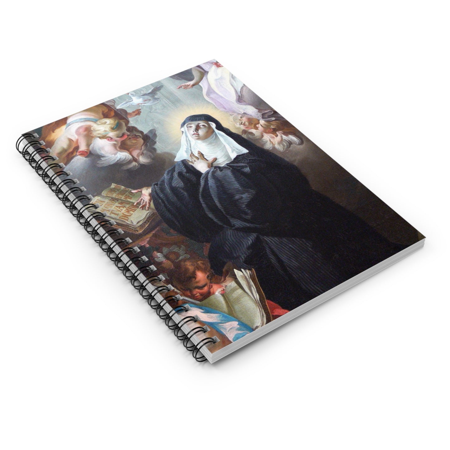 St Scholastica Catholic Confirmation Notebook Gift, Adoration Journal