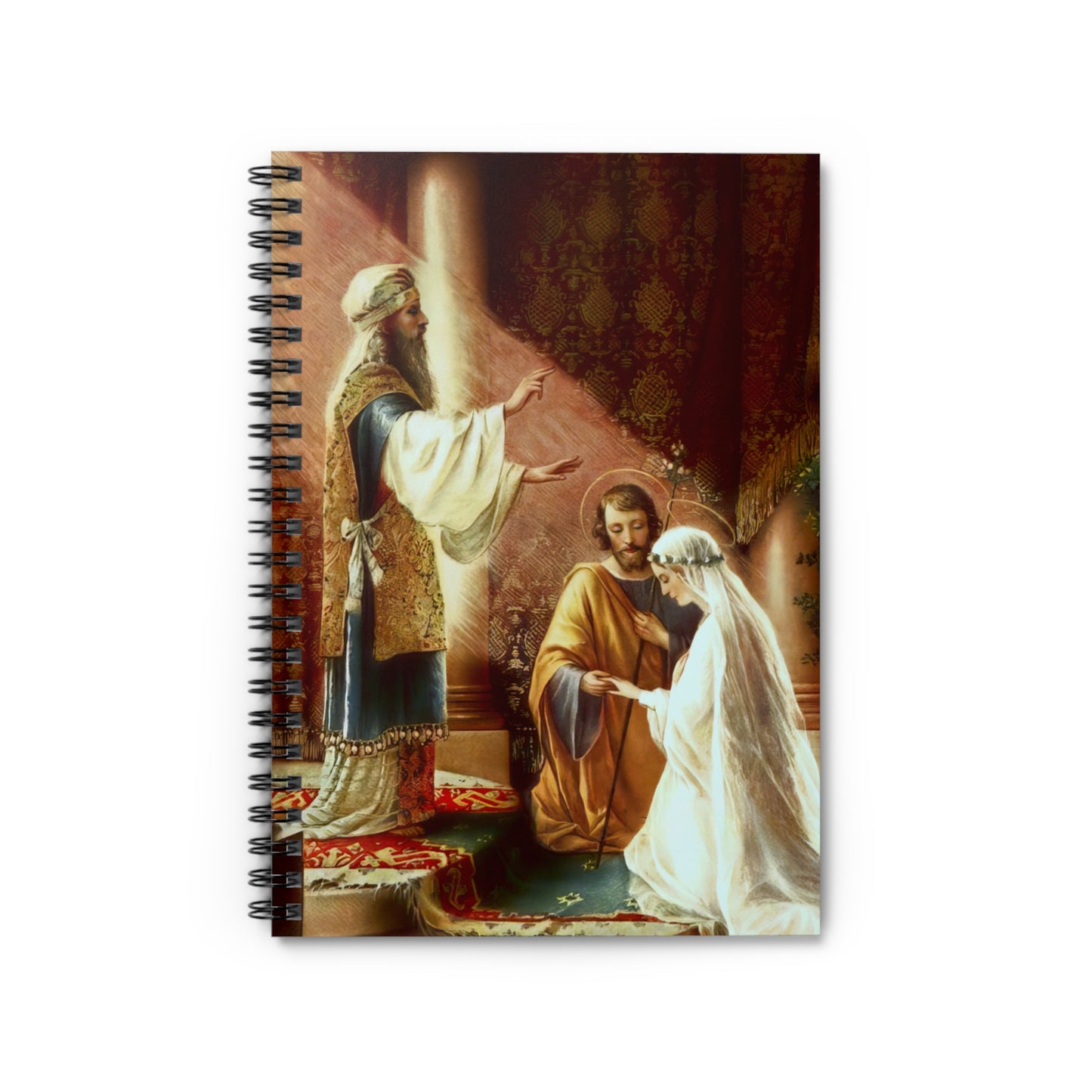 Marriage of Mary and Joseph Catholic Wedding Notebook Gift, Adoration Journal