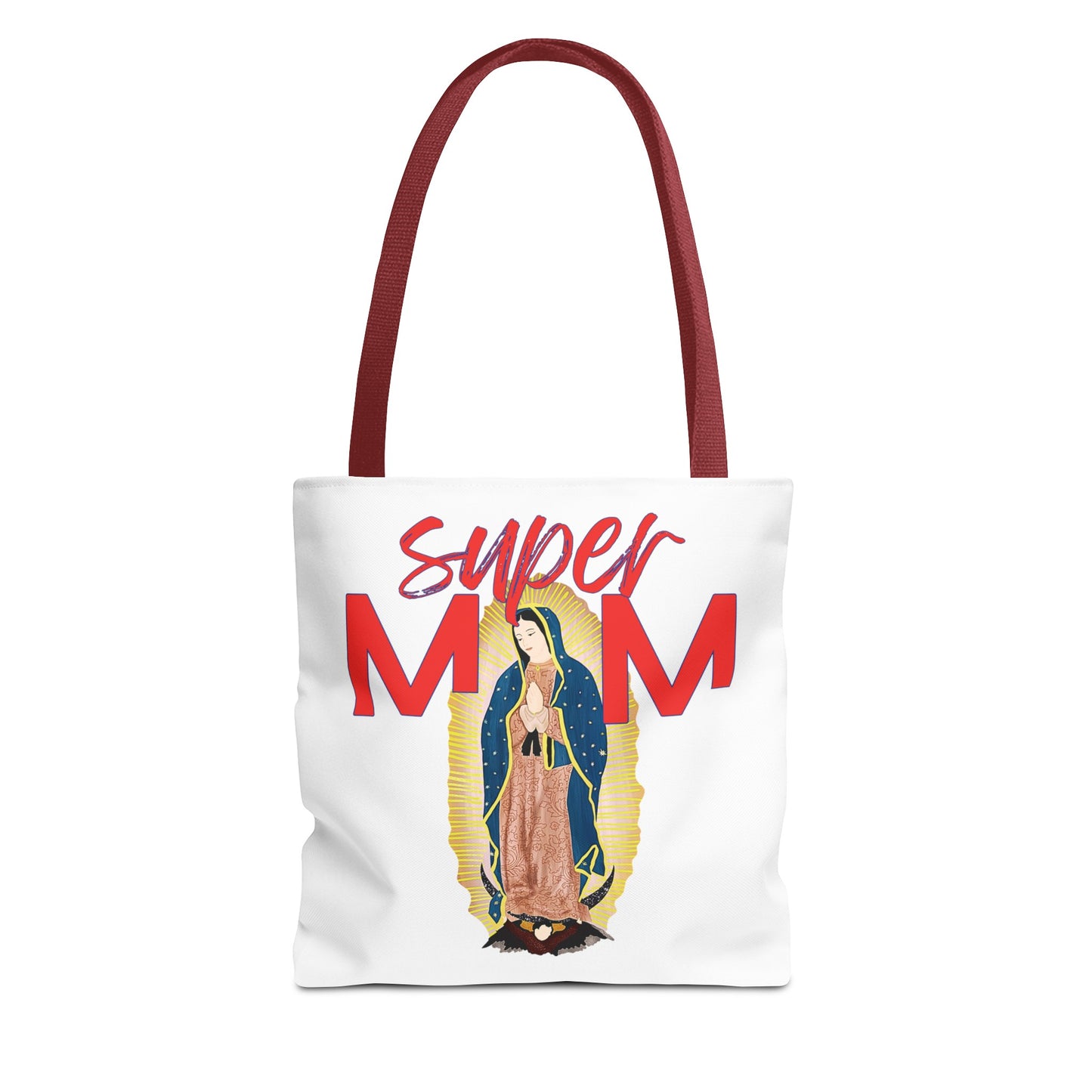 Mothers Day Mary Super Hero Catholic Tote