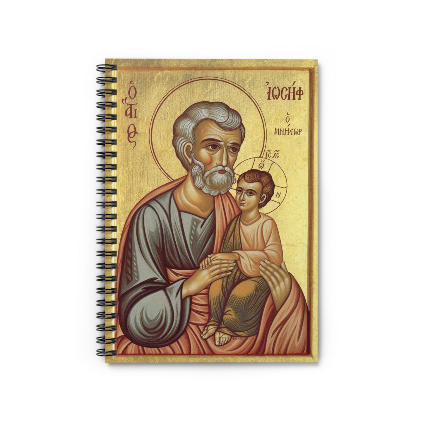 Saint Joseph Holy Family Icon Catholic Journal, Adoration Notebook