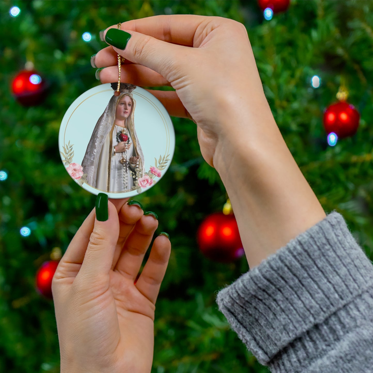 Queen and Mother Ceramic Ornament