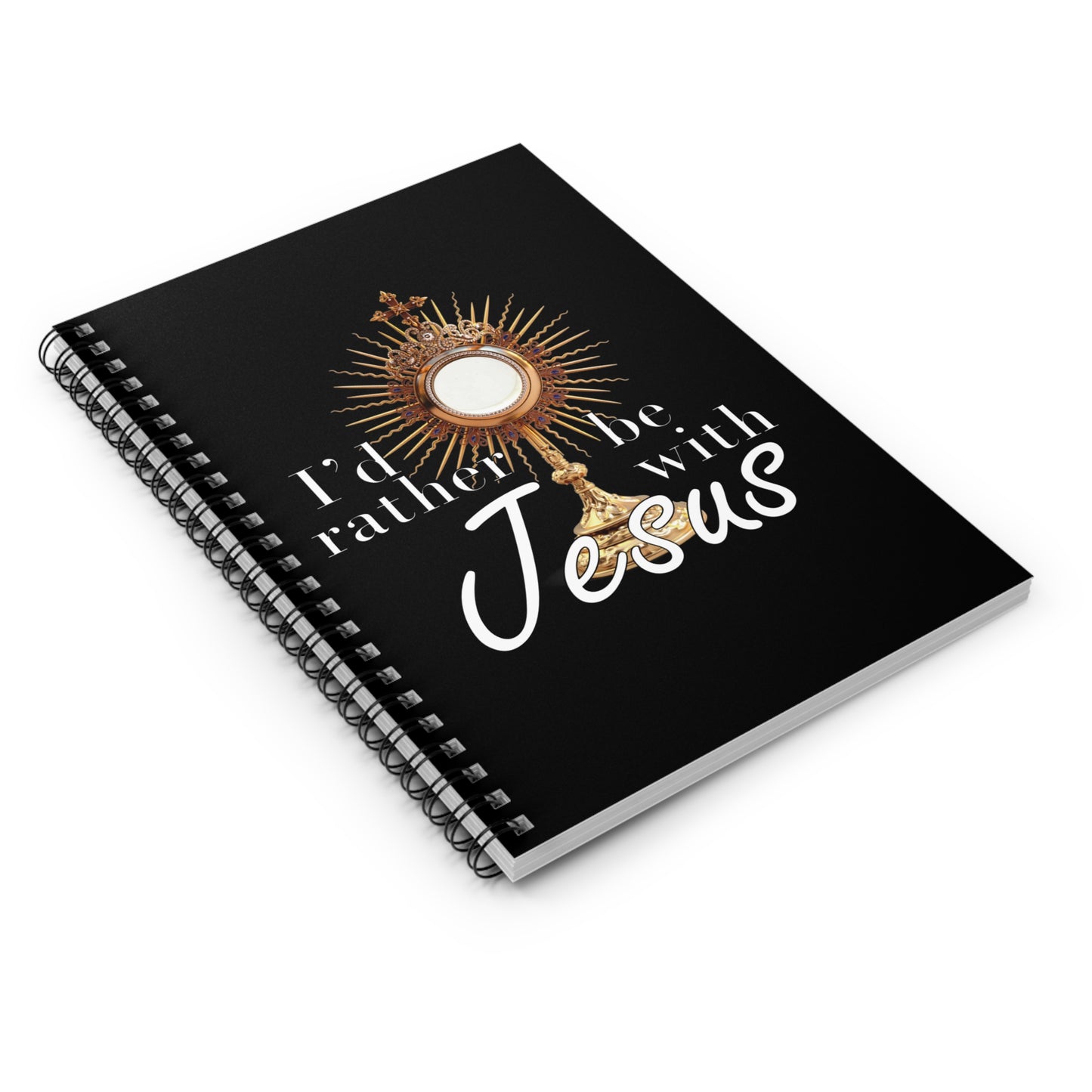 Rather Be With Jesus Adoration Journal, Catholic Notebook Gift