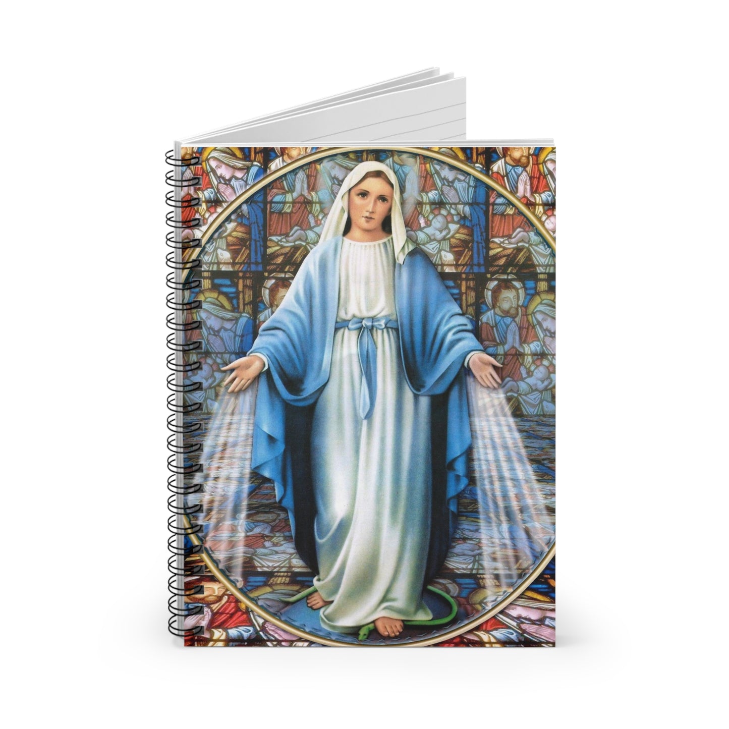 Our Lady of the Immaculte Conception Catholic Prayer Journal, religious journal, Catholic notebook, Adoration diary, Catholic diary