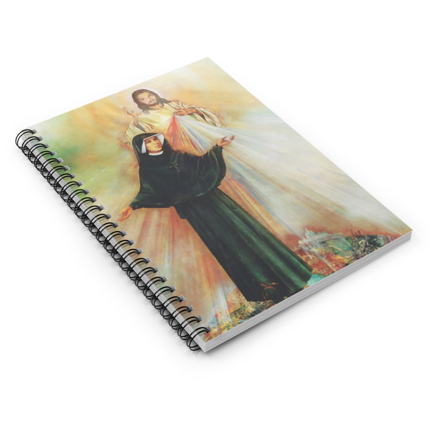 Saint Faustina Catholic Adoration Notebook, The Little Flower Confirmation Gift Journal