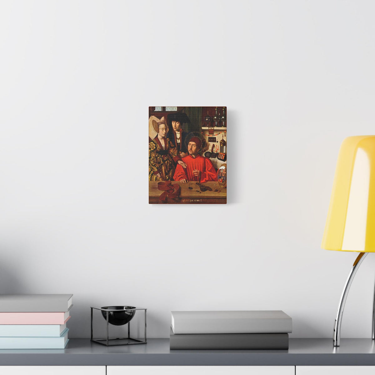 St. Elgius Patron Saint of Metalworkers Canvas Print, Matte Stretched Canvas