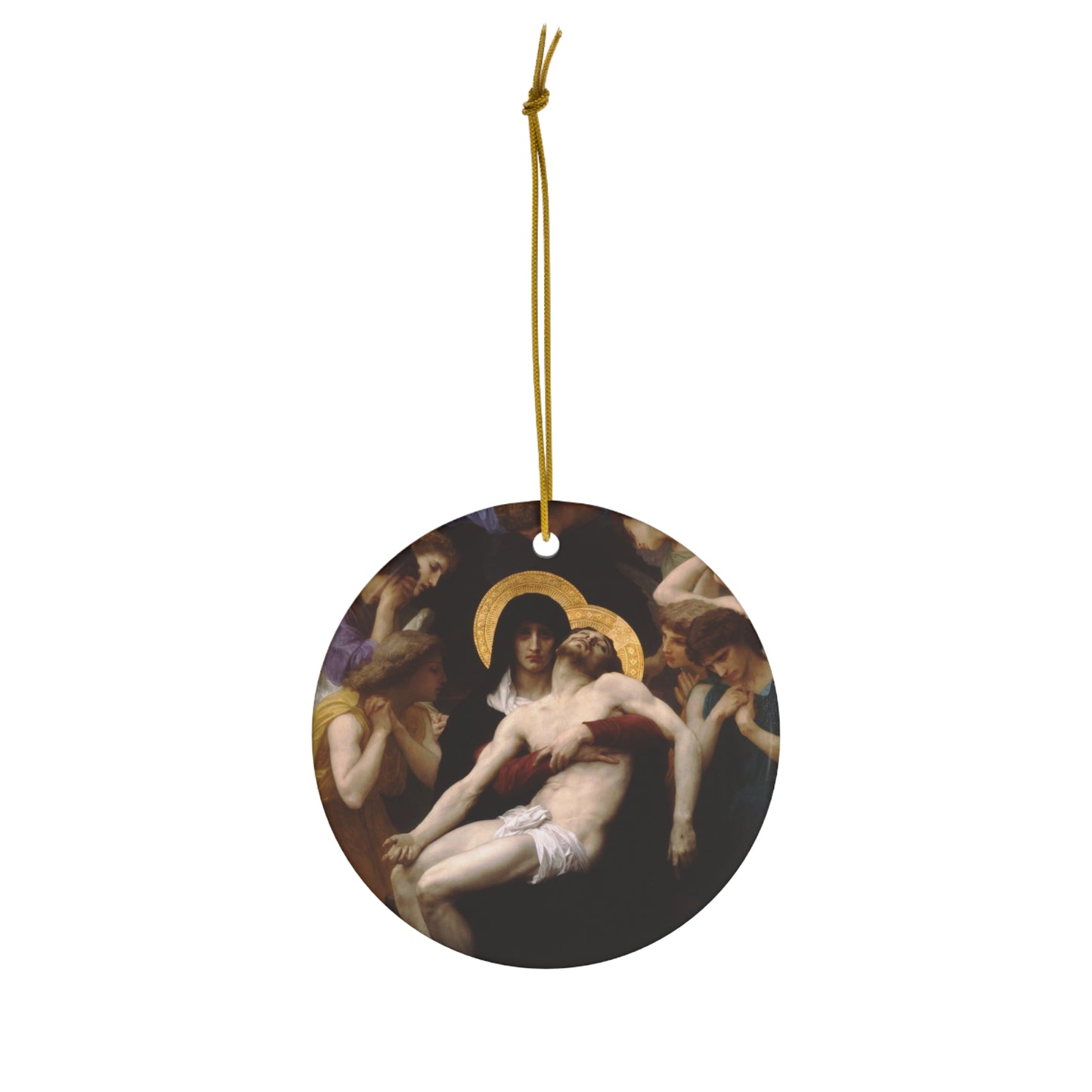 Our Lady of Sorrows Pieta Ceramic Ornament