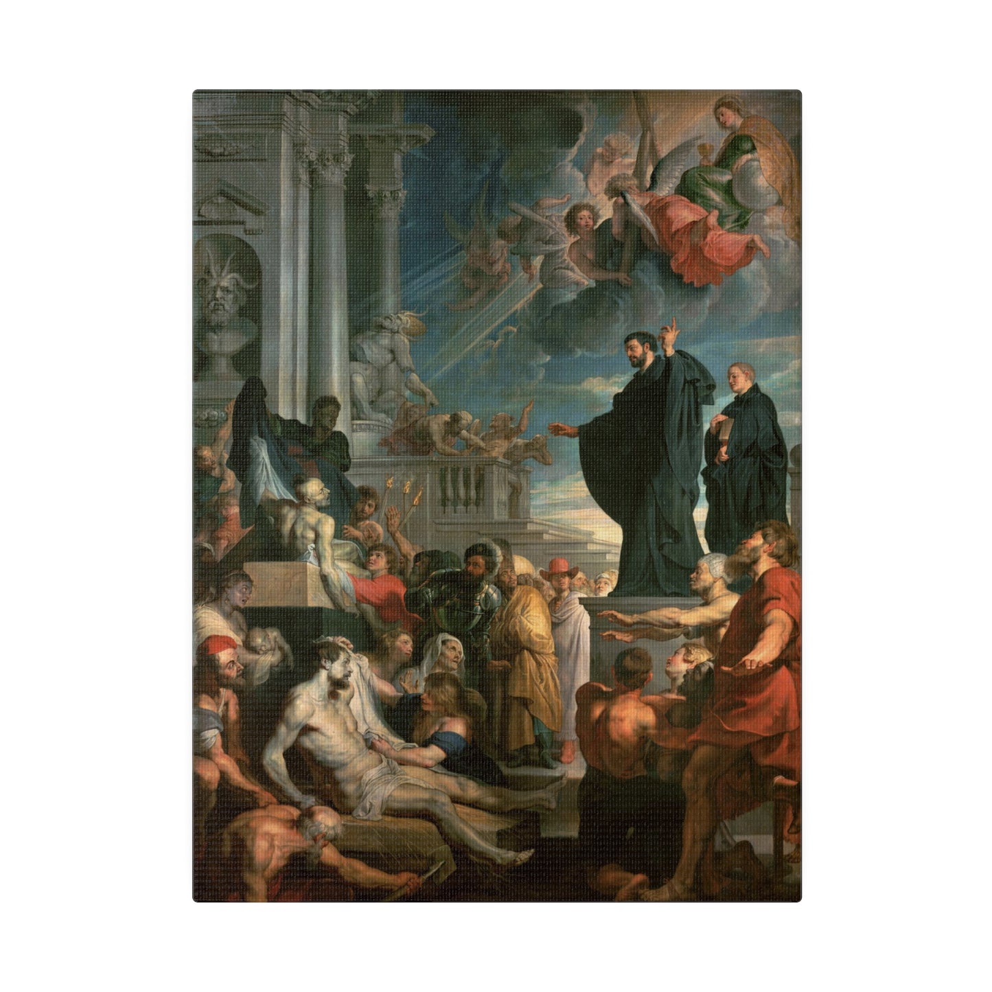 Saint Francis Xavier Canvas Christmas Gift Idea for Him, Religious Wall Art, Catholic Wallart, St Francis Confirmation Gift