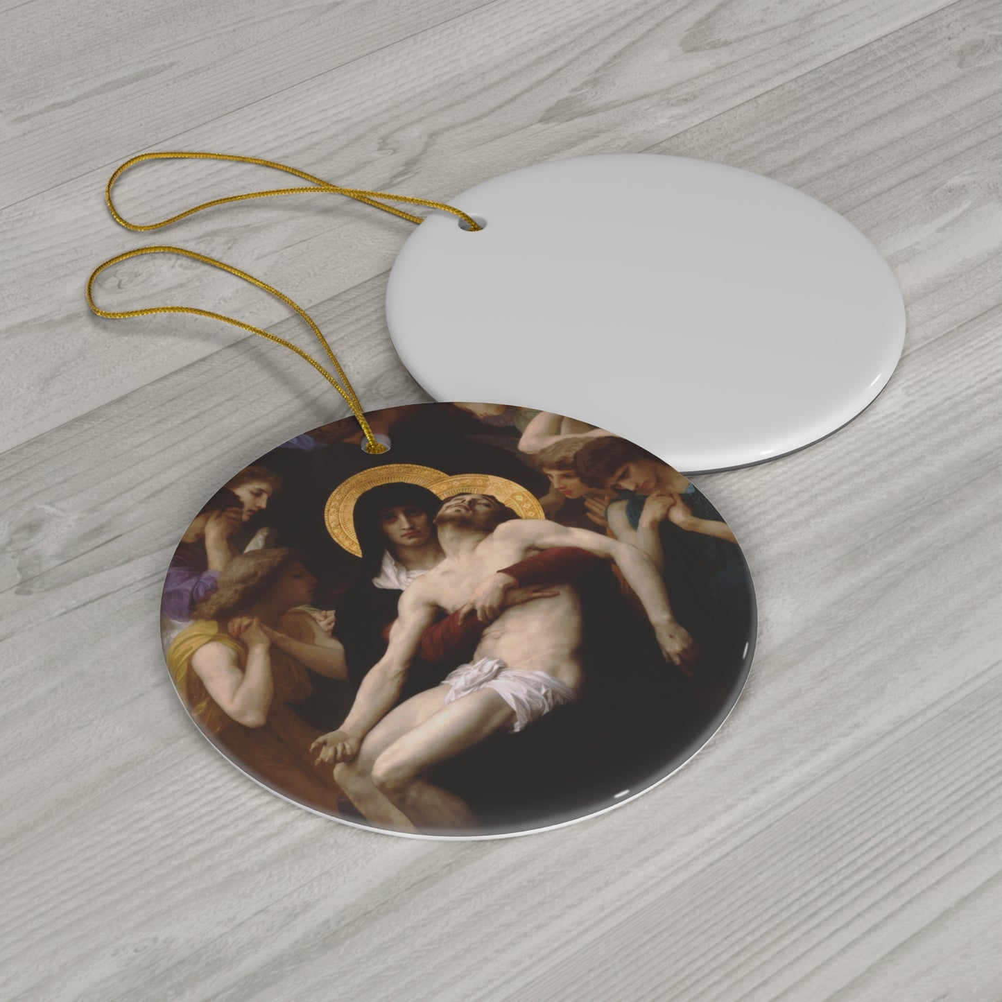 Our Lady of Sorrows Pieta Ceramic Ornament