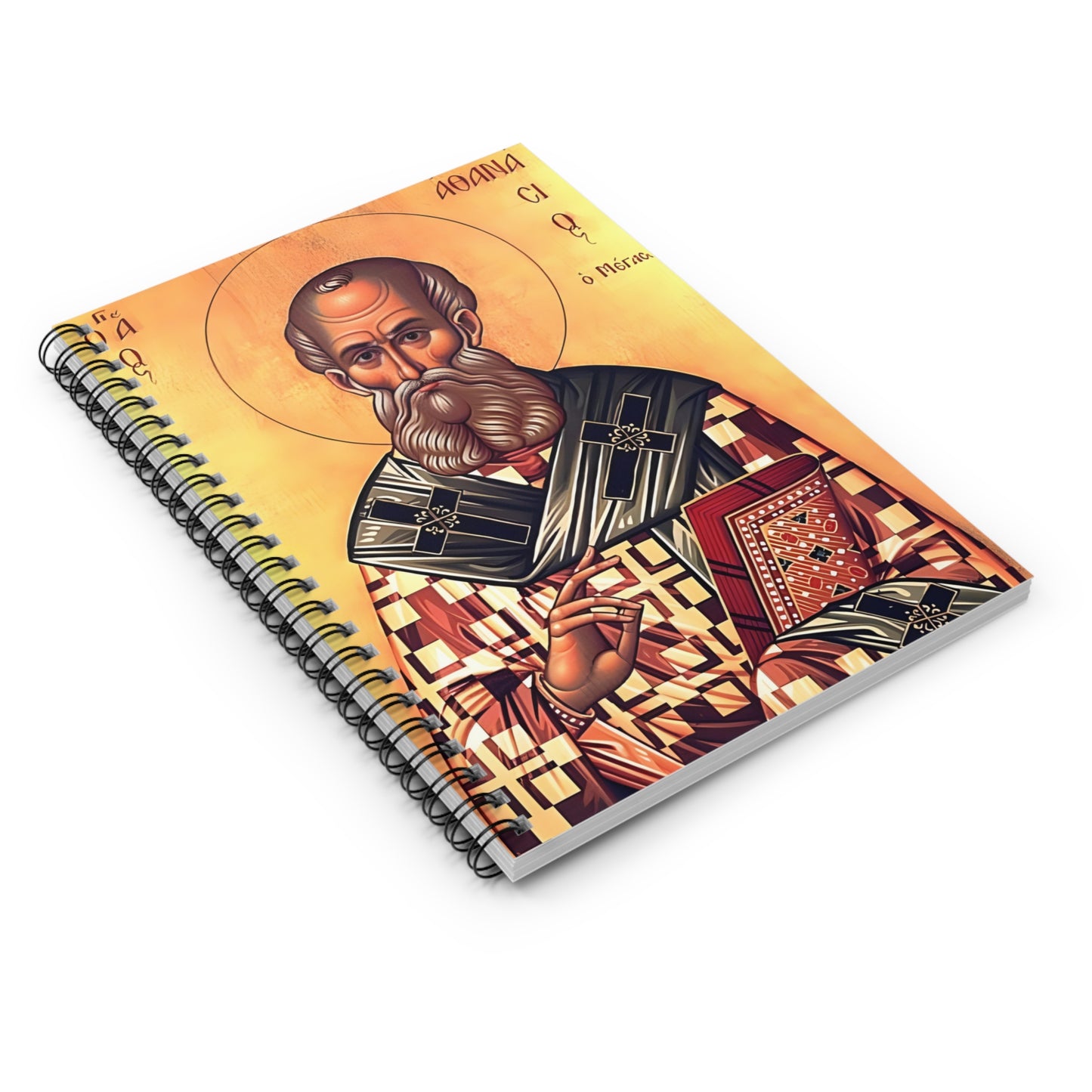 Saint Athanasius Catholic Confirmation Notebook Gift, Adoration Journal