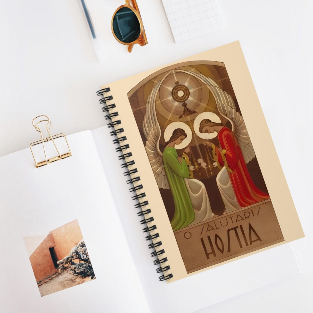 O Salutaris Hostia Crucifixion Adoration Notebook