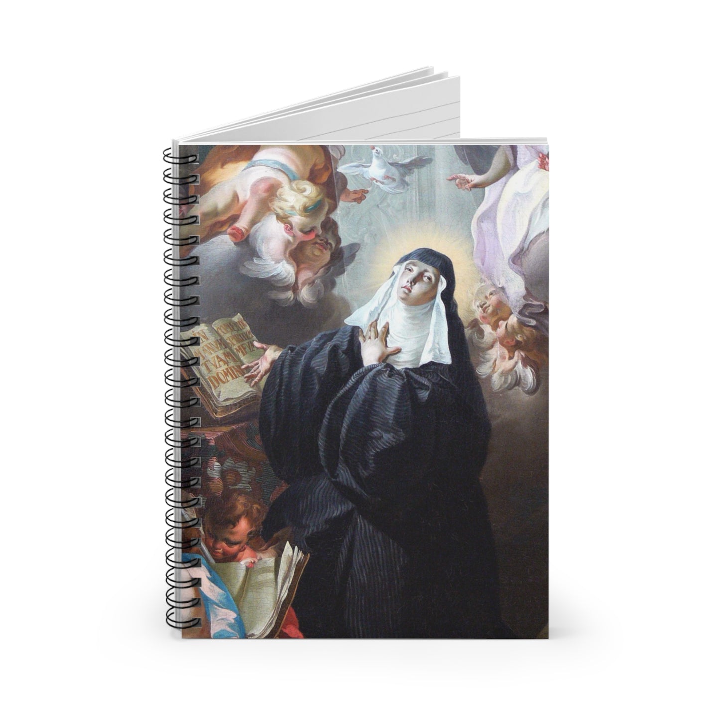 St Scholastica Catholic Confirmation Notebook Gift, Adoration Journal