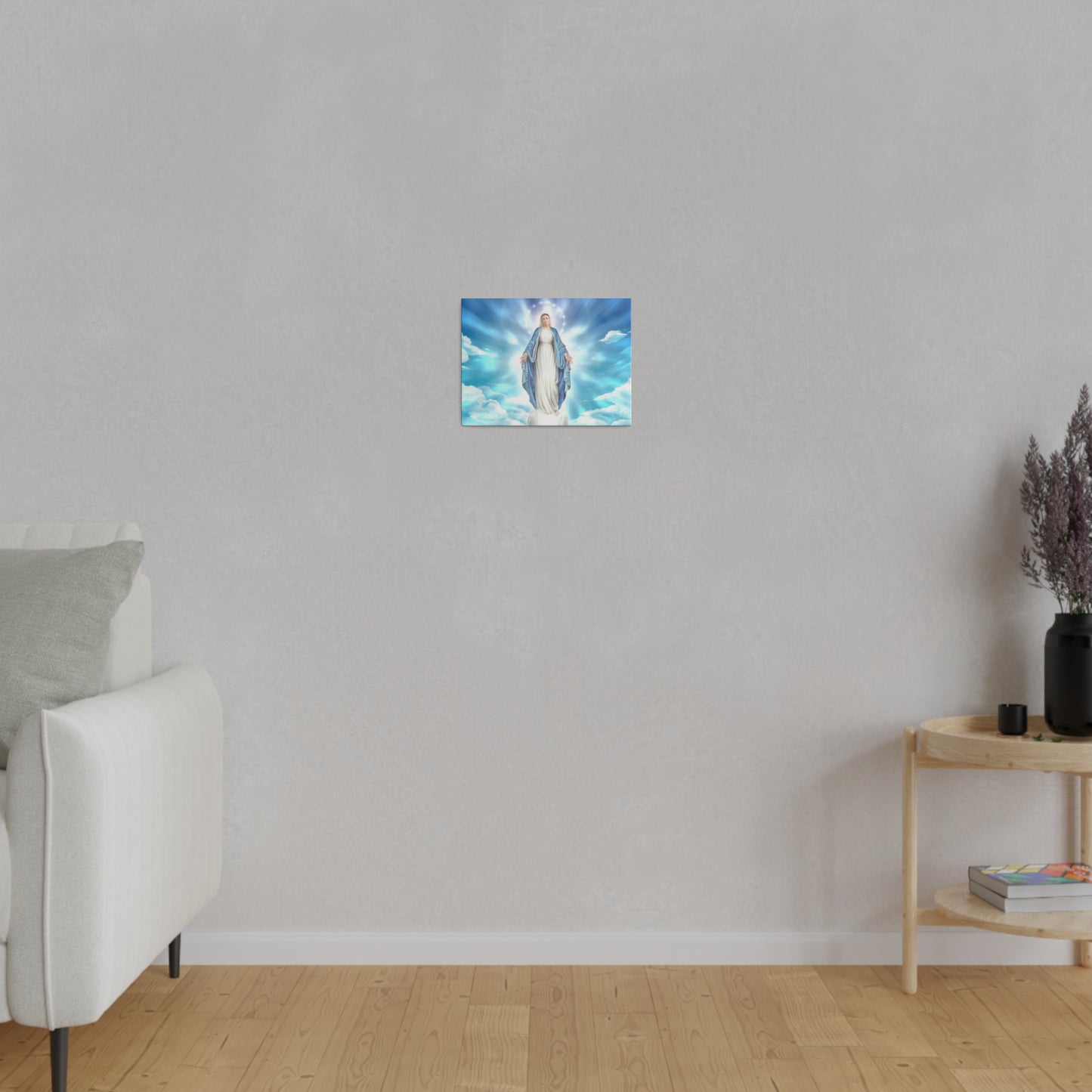 Our Lady of the Immaculate Conception Canvas Print - Catholic Religious Art Decor - Virgin Mary Wall Art - Christian Devotional Home Decor