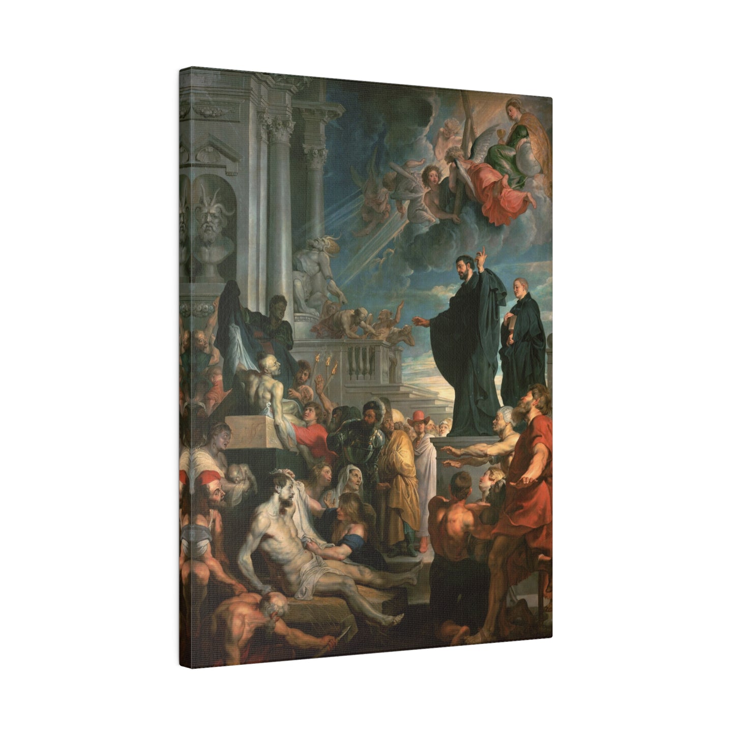 Saint Francis Xavier Canvas Christmas Gift Idea for Him, Religious Wall Art, Catholic Wallart, St Francis Confirmation Gift