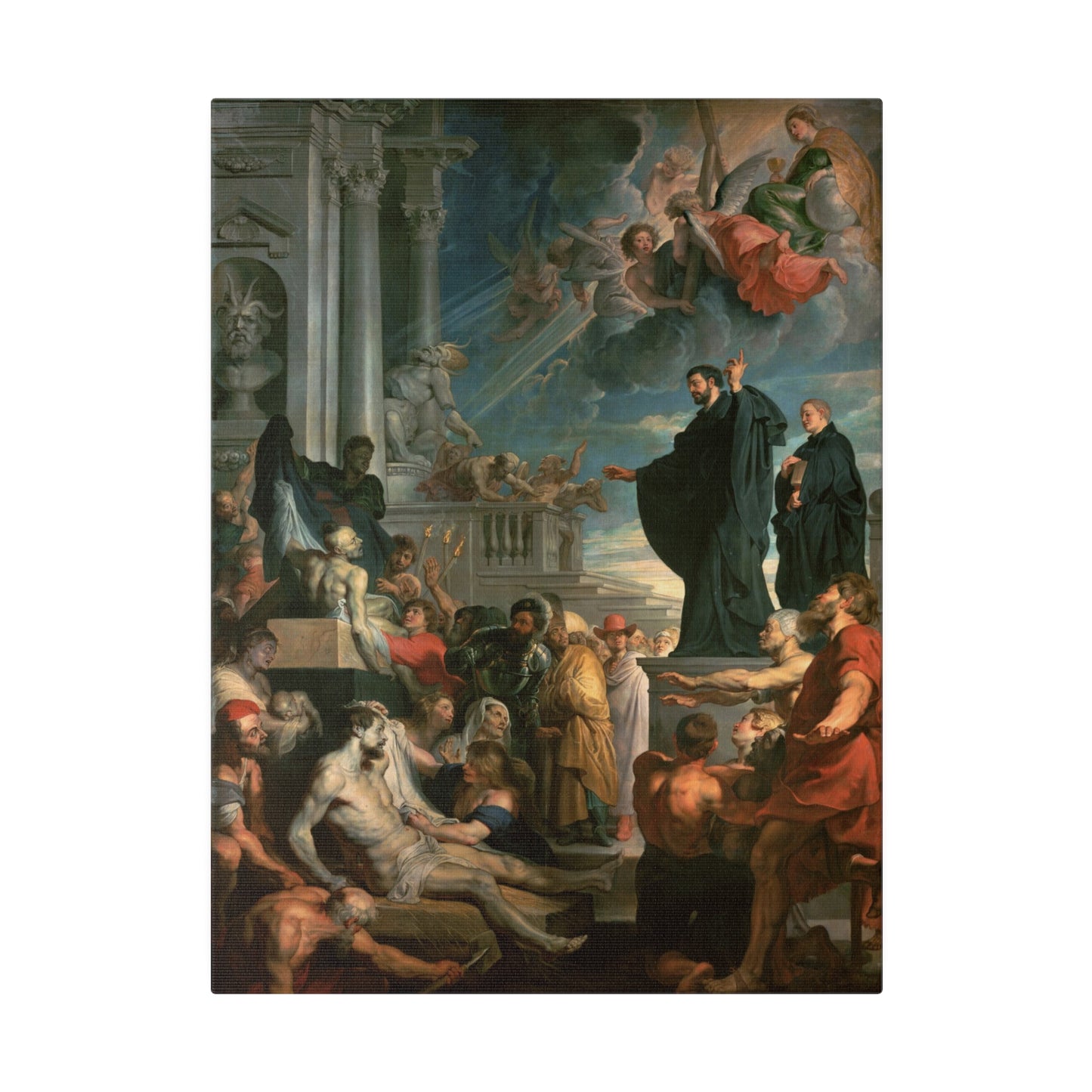 Saint Francis Xavier Canvas Christmas Gift Idea for Him, Religious Wall Art, Catholic Wallart, St Francis Confirmation Gift
