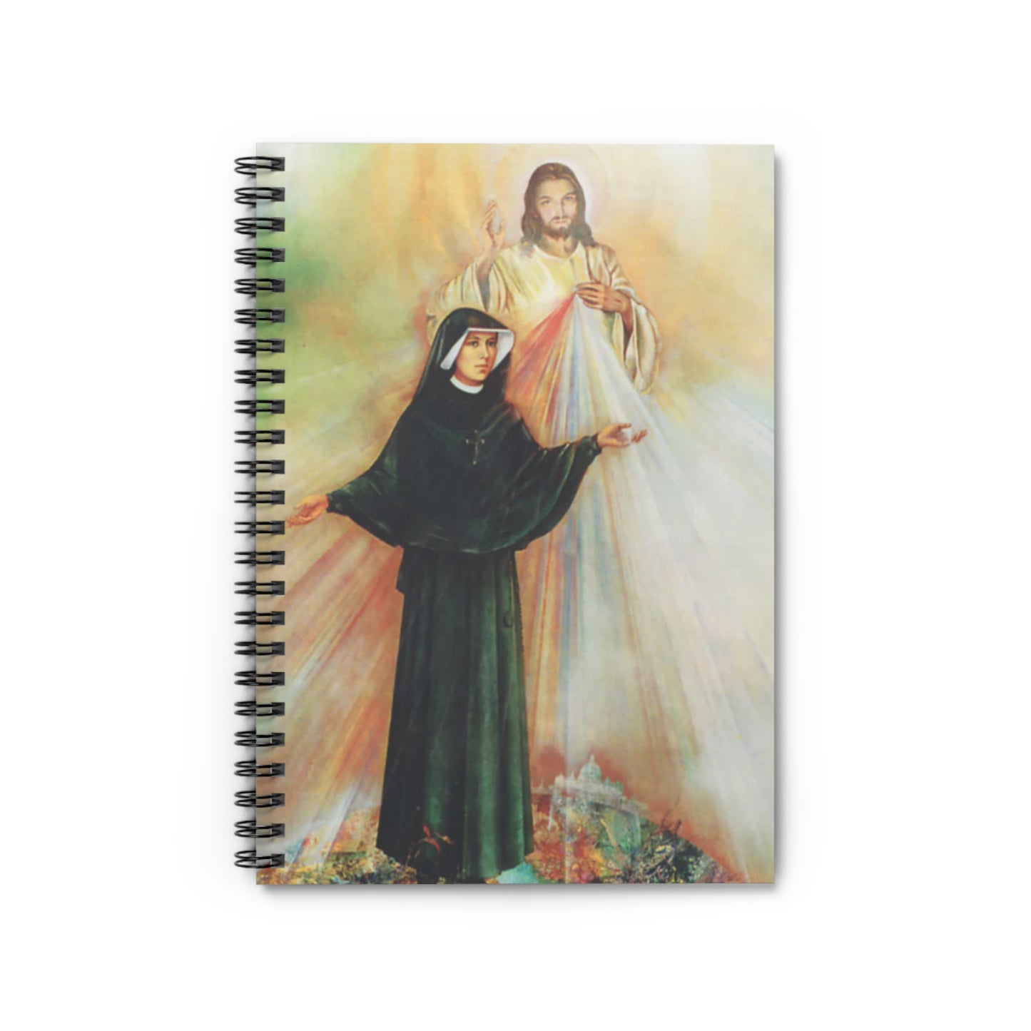 Saint Faustina Catholic Adoration Notebook, The Little Flower Confirmation Gift Journal