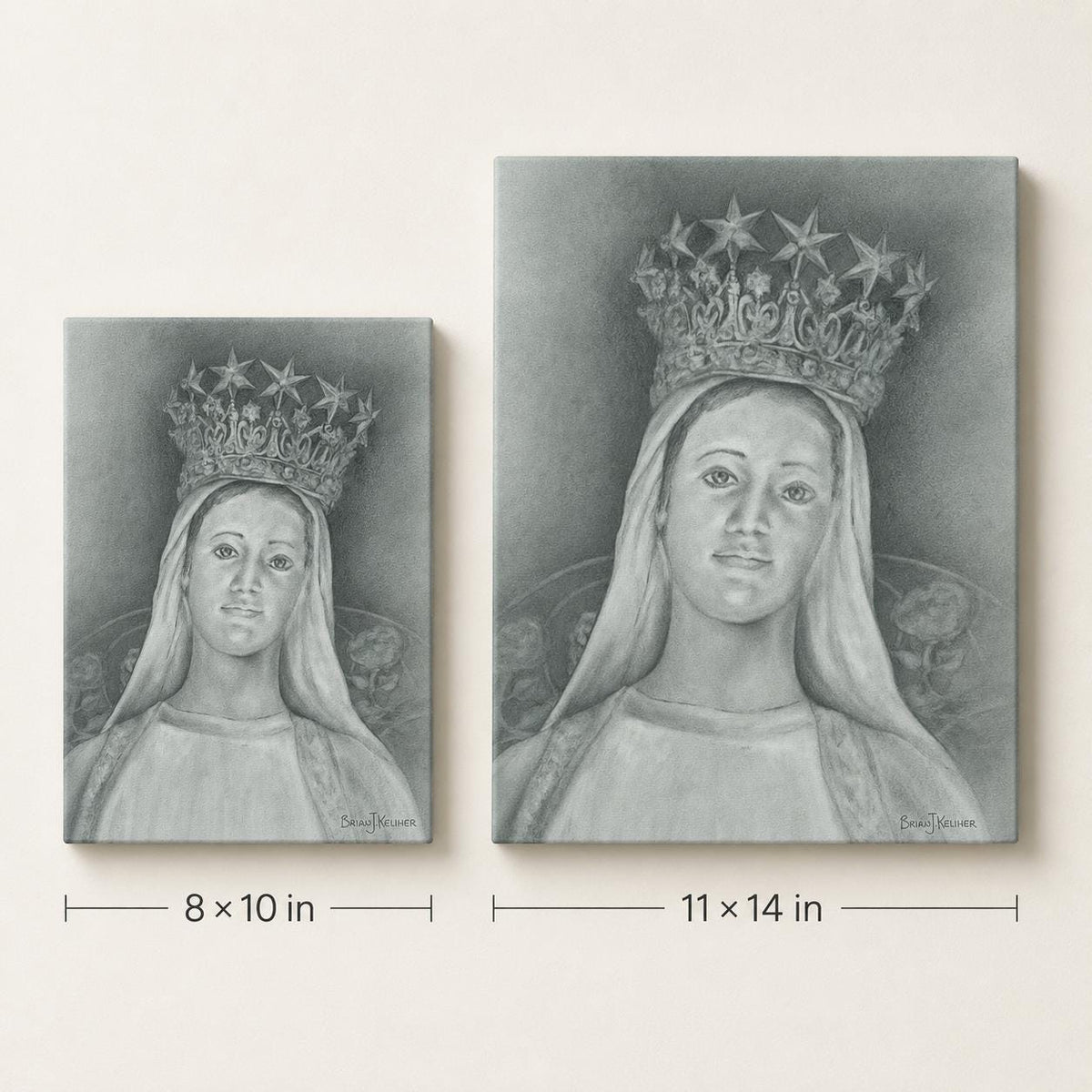 Our Lady of Champion Canvas Print | Sacred Art by Brian Kelliher