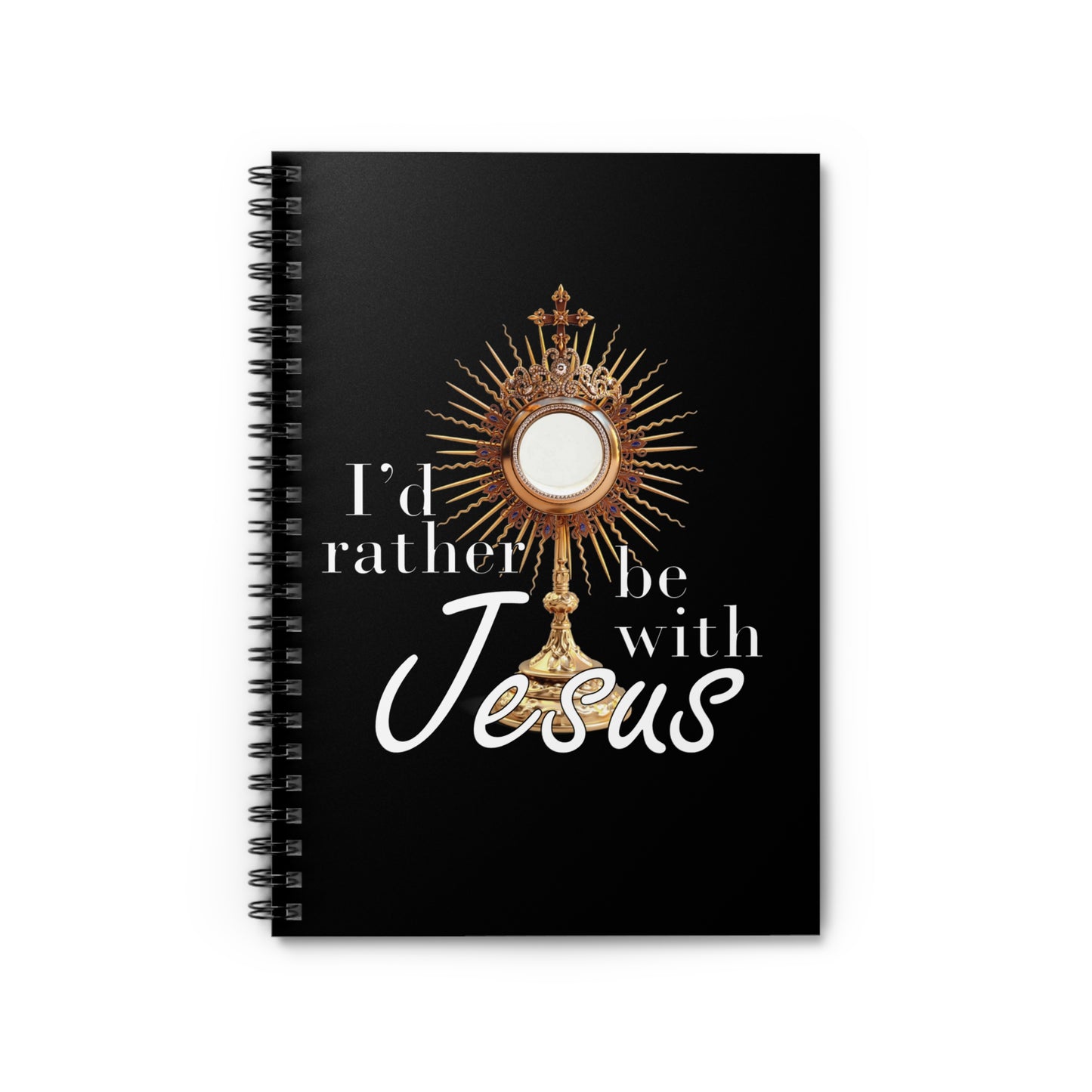 Rather Be With Jesus Adoration Journal, Catholic Notebook Gift