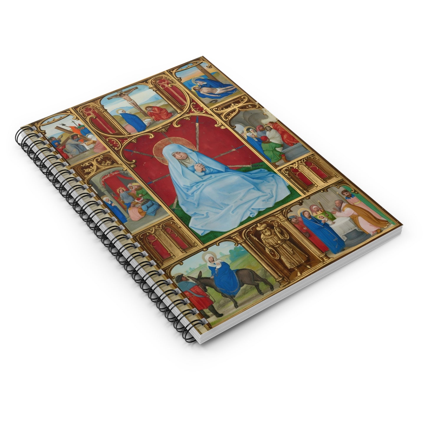 The Seven Sorrows of the Virgin Catholic Adoration Journal, Prayer Notebook for Wife