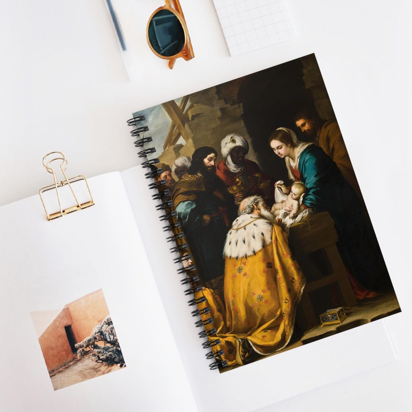 Epiphany Art Adoration Confirmation Journal , Catholic Notebook prayer diary, Holy Family Art