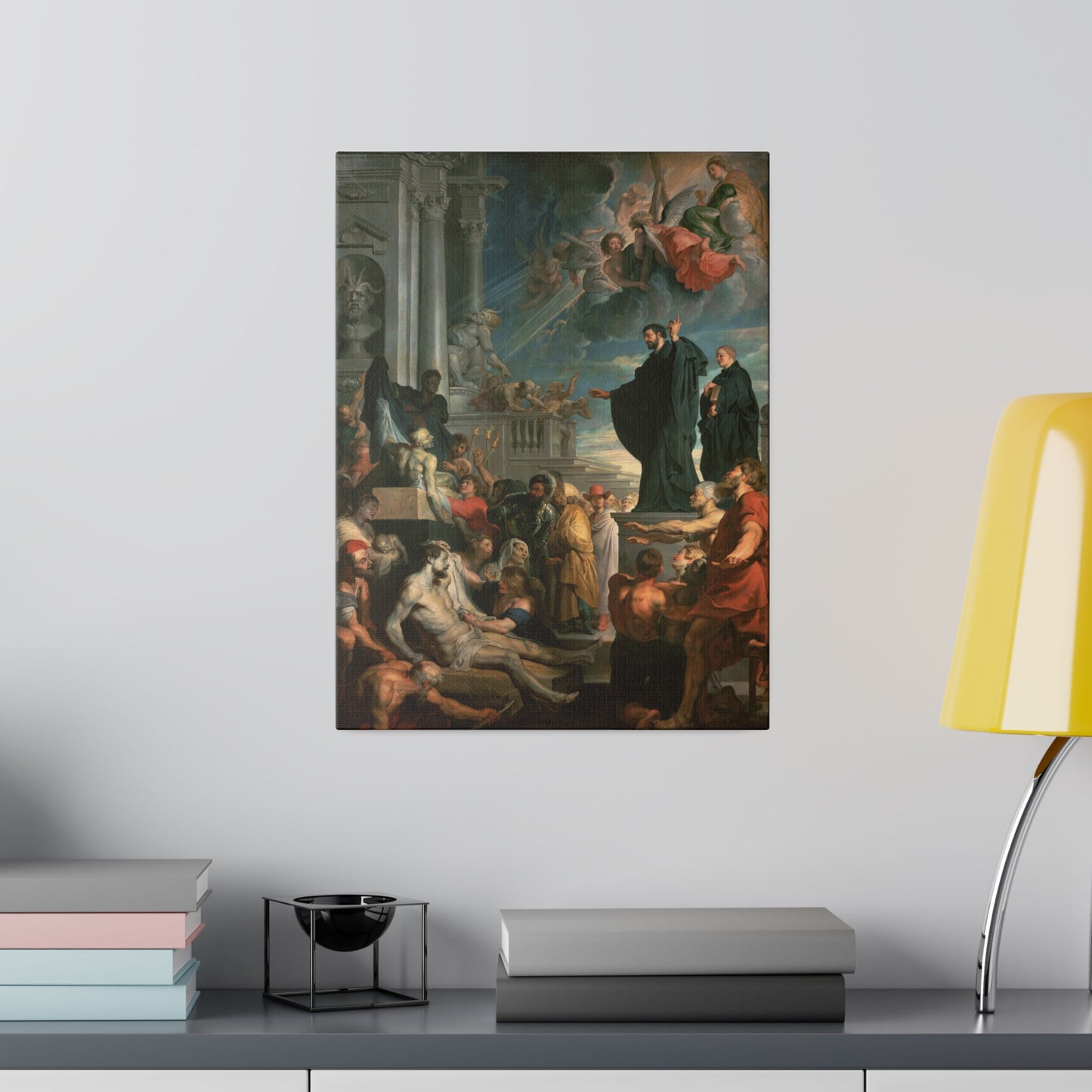 Saint Francis Xavier Canvas Christmas Gift Idea for Him, Religious Wall Art, Catholic Wallart, St Francis Confirmation Gift