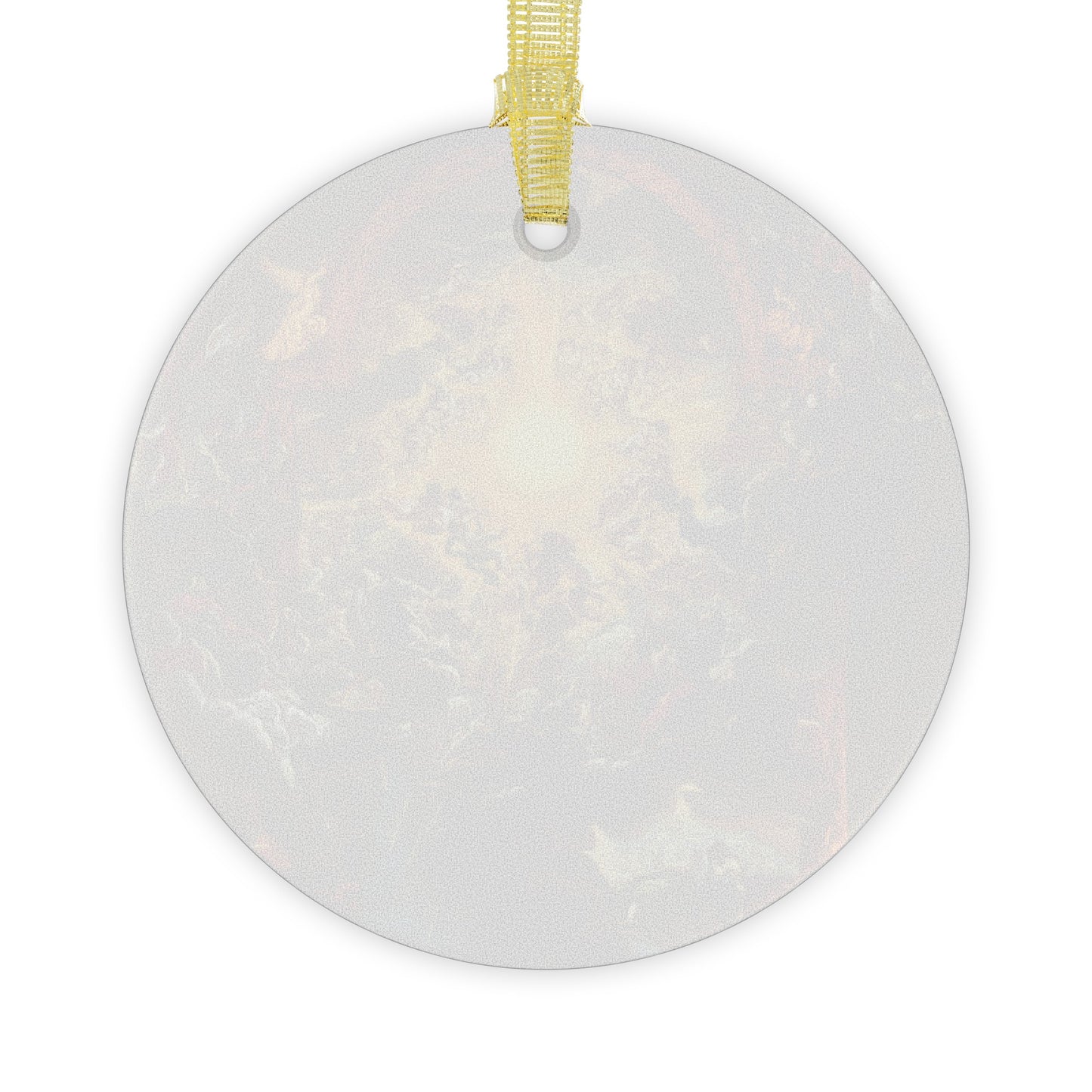 The Triumph of the Name of Jesus Glass Ornament