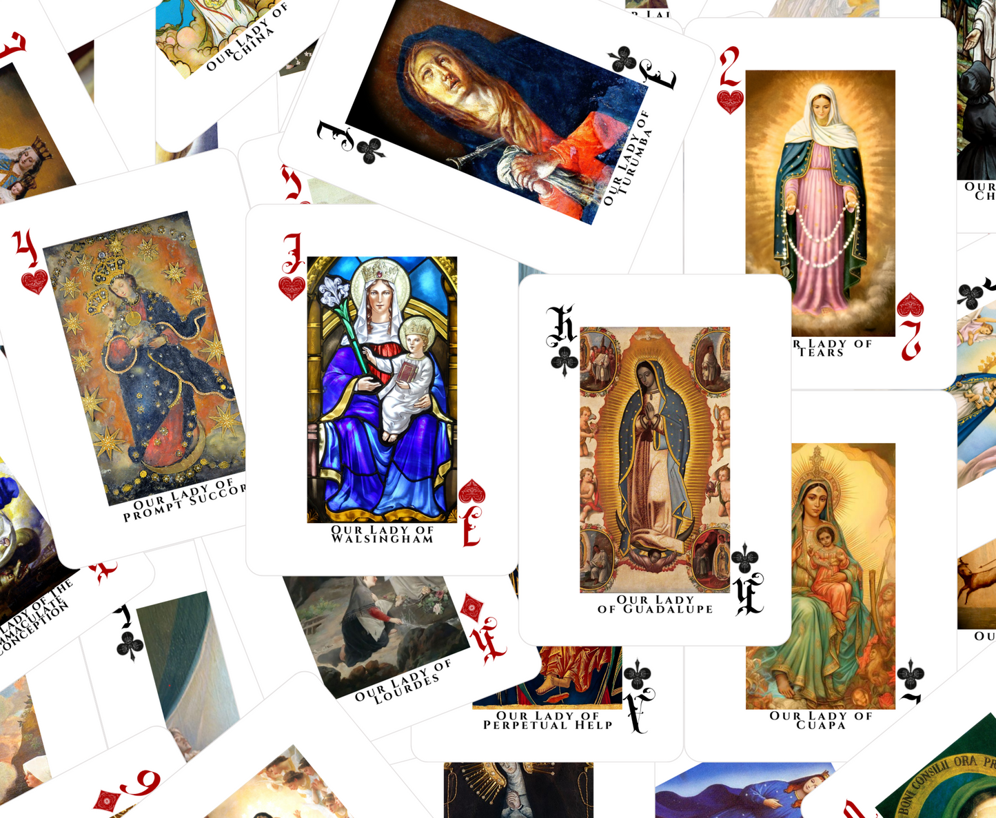 Titles of Mary Catholic Playing Cards