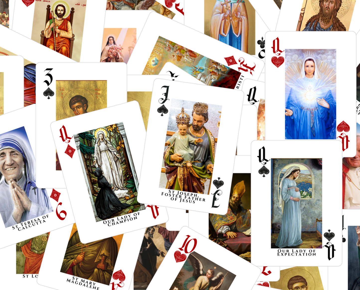 Catholic Saints Playing Cards