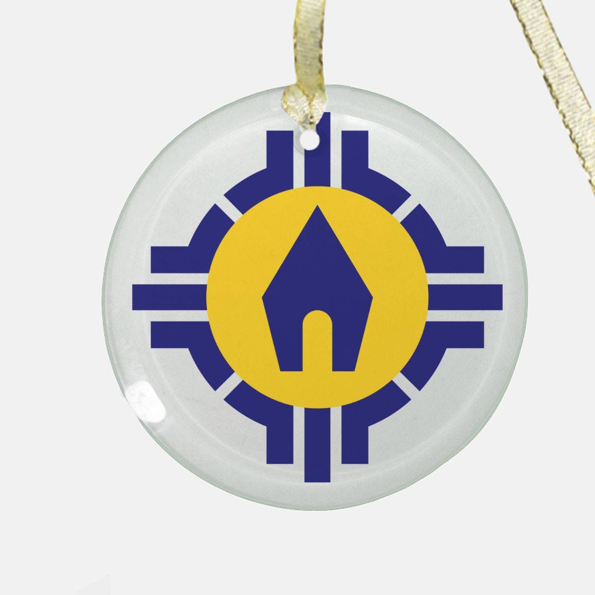 Schoenstatt Glass Catholic Christmas Ornament