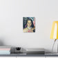Saint Thérèse of Lisieux canvas print, Little Flower devotional art — Catholic gift from Glory Be Gifts – view 4