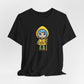 Luce Unisex Tee featuring the Catholic Jubilee Year mascot — Catholic gift from Glory Be Gifts – view 4