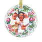 Saint Gianna Catholic Glass Christmas Ornament, Nurse Gift