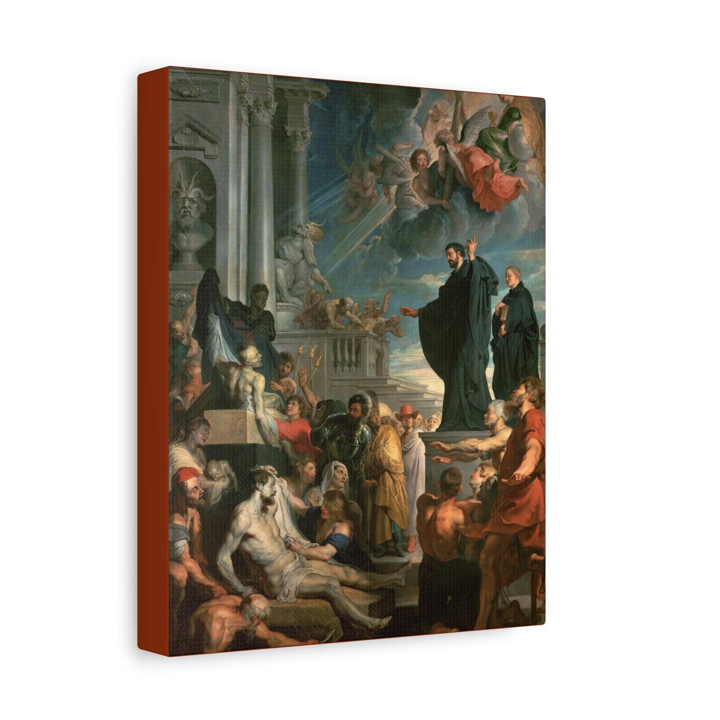 Miracles of St. Francis Xavier Canvas, Rubens Catholic Art