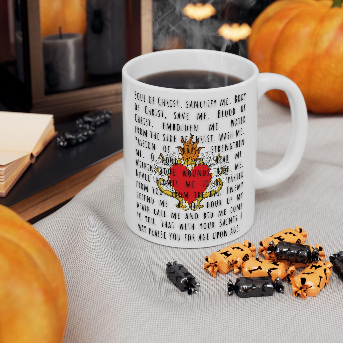 Anima Christi Catholic Prayer Mug