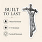 Catholic Crucifix Sticker Jesus Christ Pope JPII Ars Deo Sacred Art by Brian J Kelliher Vinyl Decal Catholic Gift Car Laptop Waterbottle