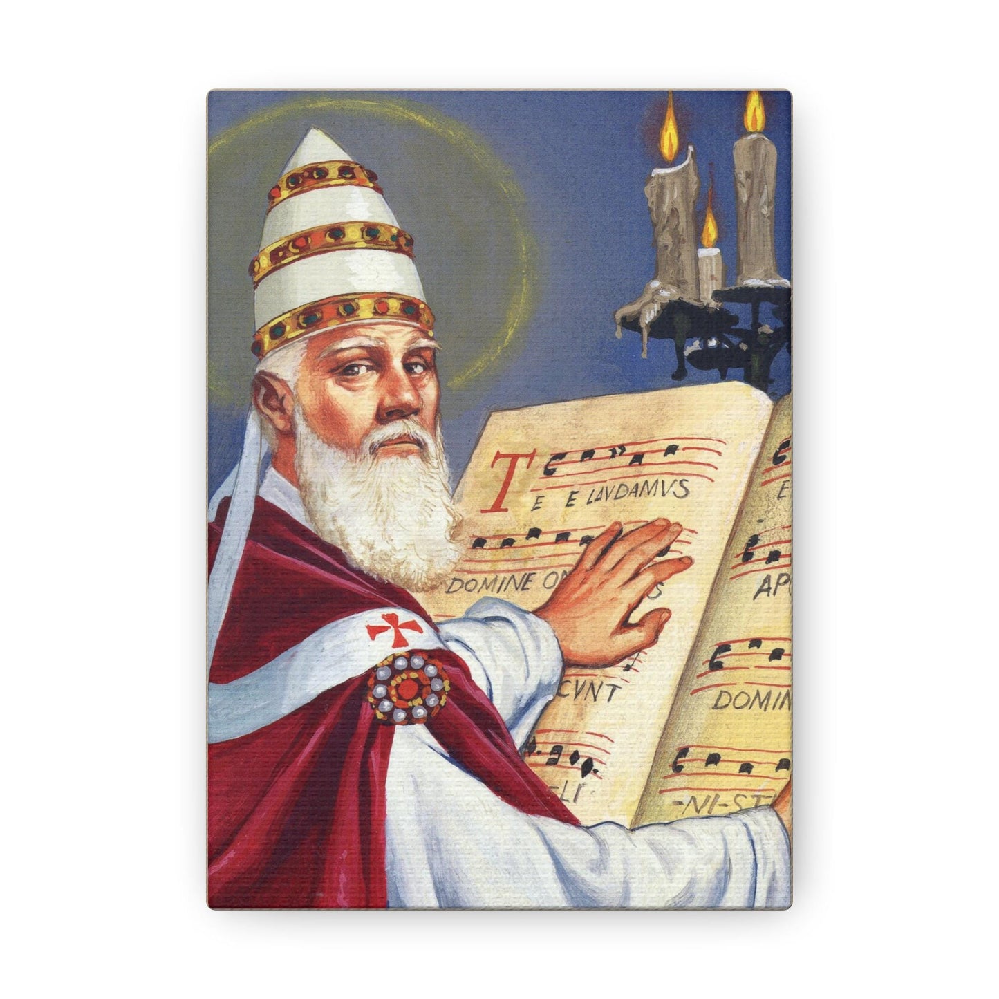 St. Gregory Catholic Canvas – Confirmation Gift