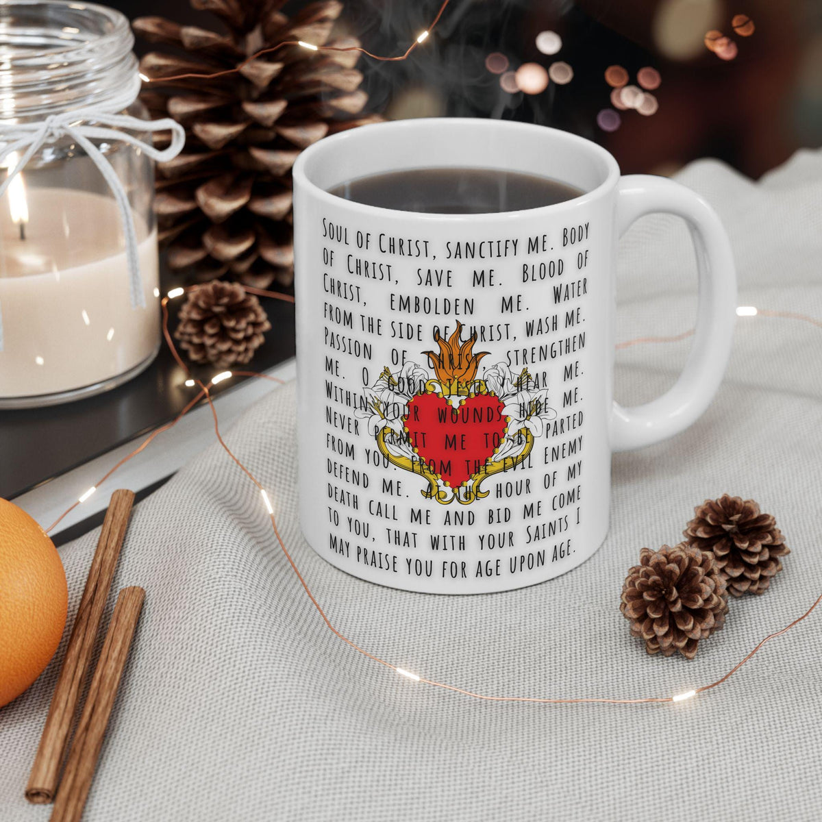 Anima Christi Catholic Prayer Mug