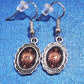 Blessed Sacrament Adoration Earrings, Catholic Medal Gift