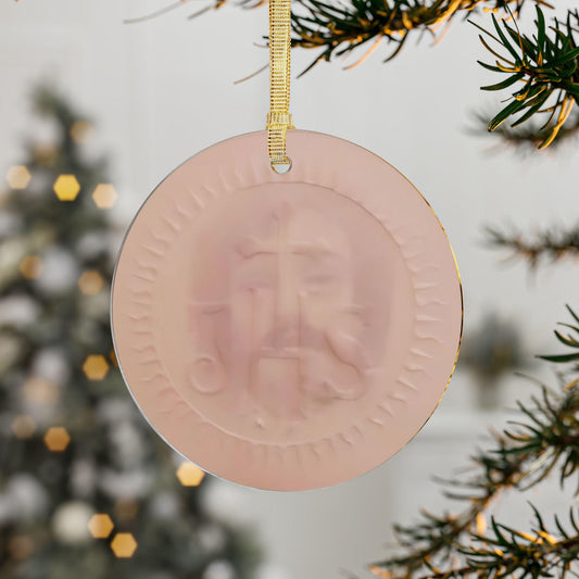Eucharistic Miracle acrylic ornament — Catholic gift from Glory Be Gifts