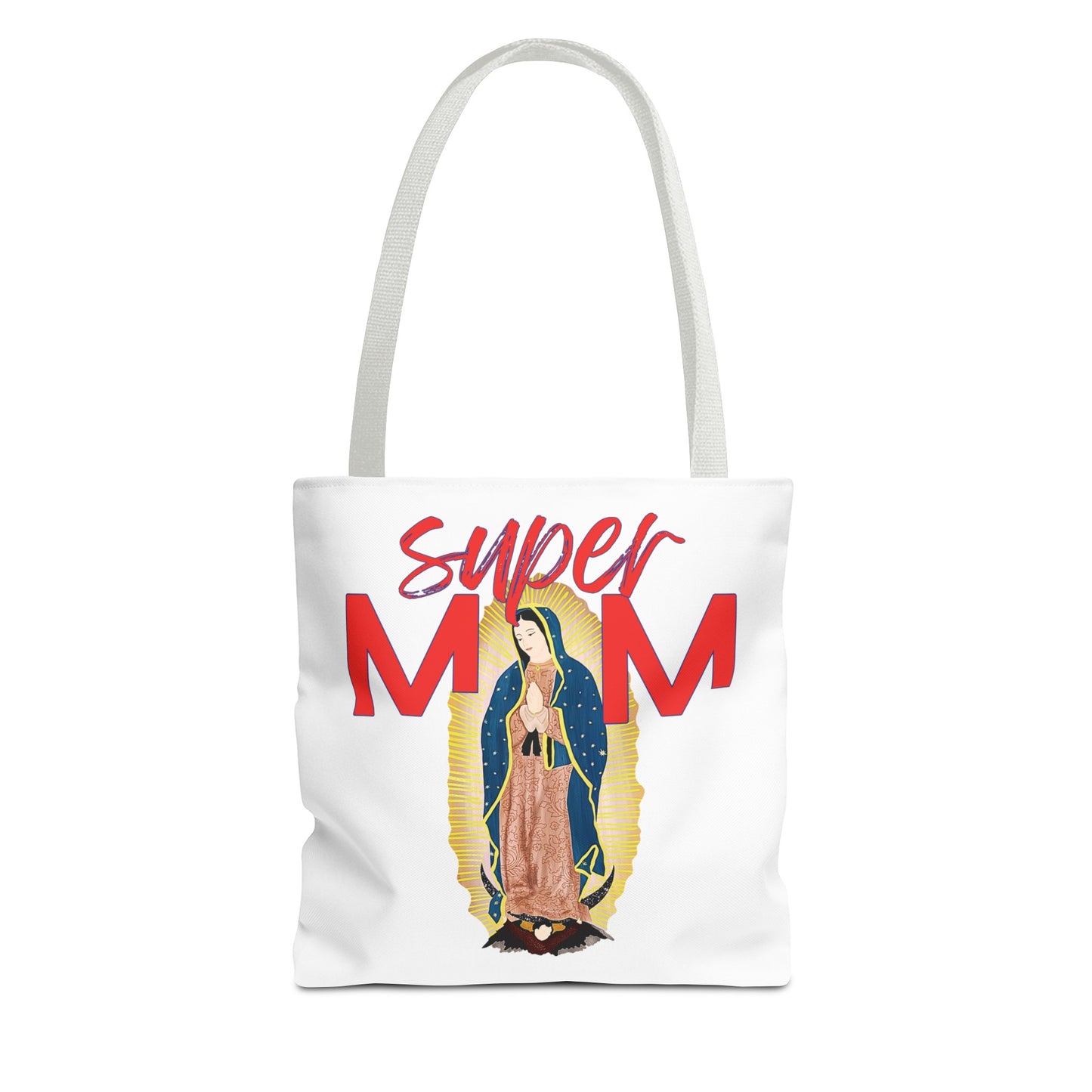Mothers Day Mary Super Hero Catholic Tote