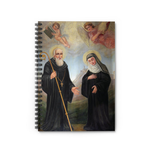 St Scholastica Catholic Confirmation Notebook Gift, Adoration Journal