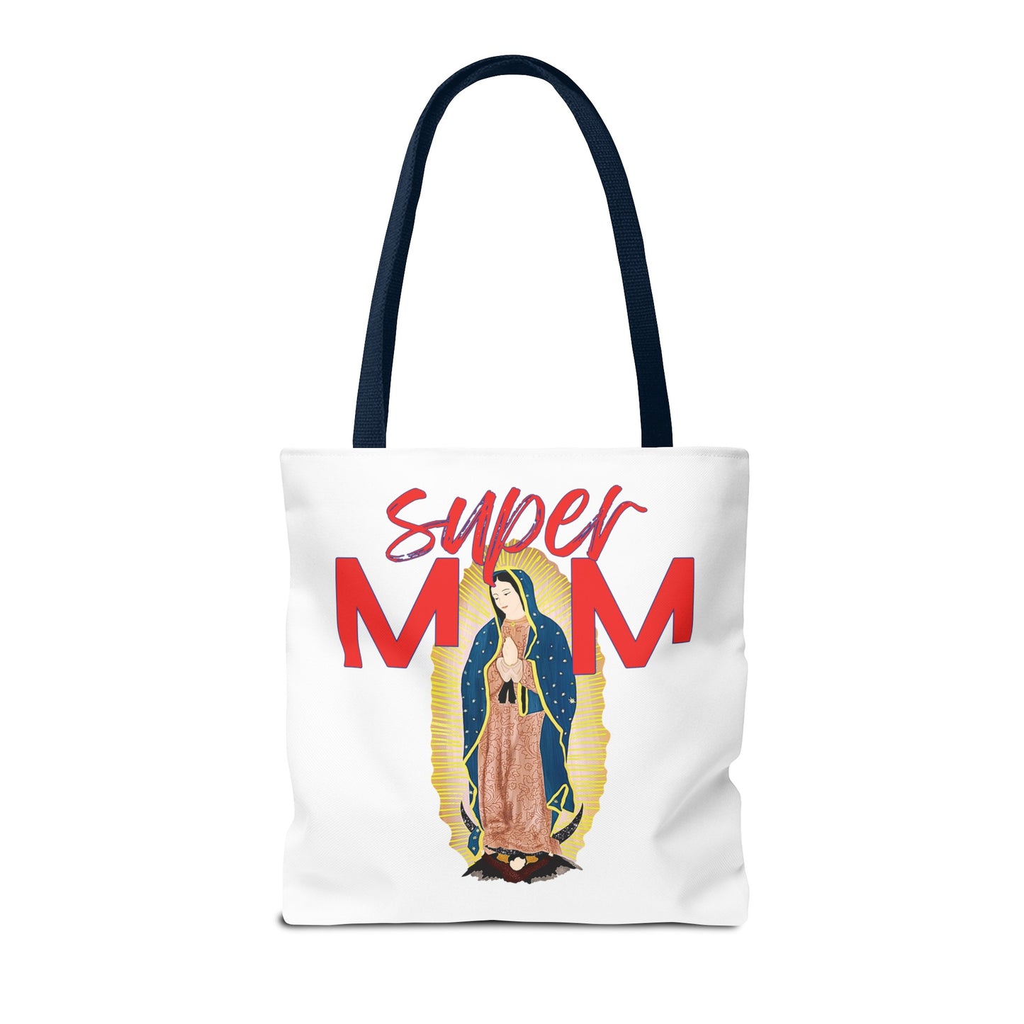Mothers Day Mary Super Hero Catholic Tote