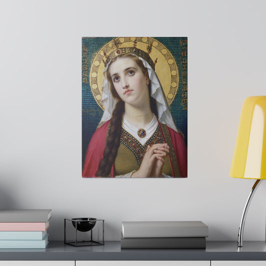 St Elizabeth Catholic Canvas, November Saint Confirmation Gift, Catholic Art, Traditional Catholic Christmas Gift