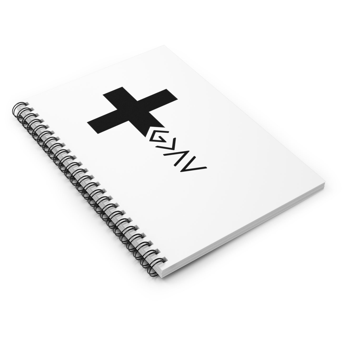 God is Greater than the Ups and Downs Christian Notebook Prayer Journal