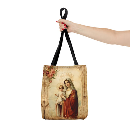 Mary Mother of God Tote Bag – Queen of Heaven Canvas Bag
