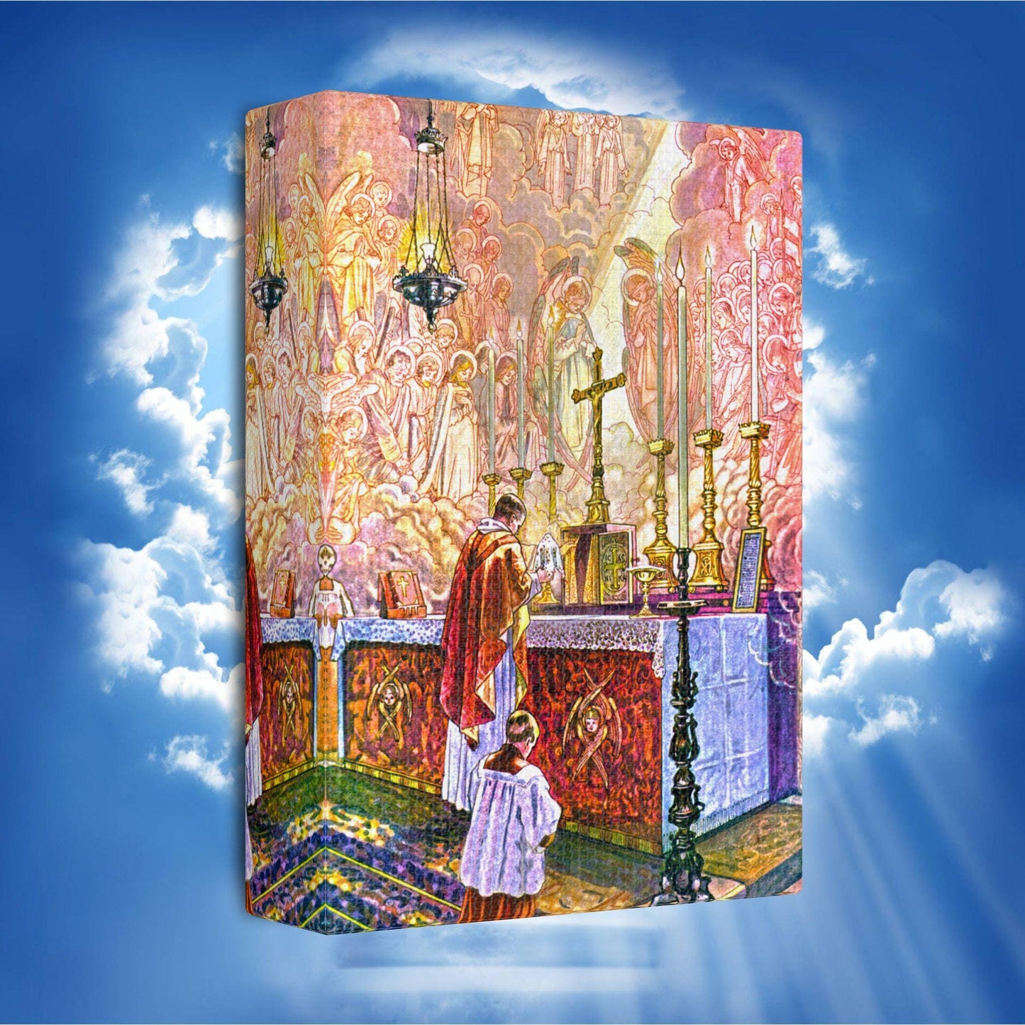 Mass of the Ages Satin Canvas | Catholic Tridentine Wall Art