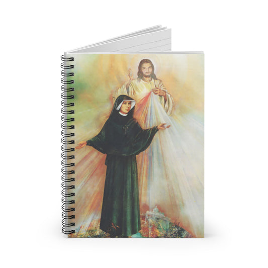 Saint Faustina Catholic Adoration Notebook, The Little Flower Confirmation Gift Journal