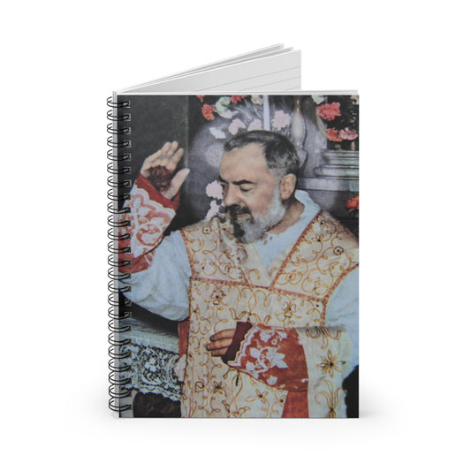 Padre Pio Adoration Journal, Catholic Confirmation Saint Gift Notebook