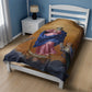 Immaculate Conception Plush Blanket, Catholic Fuzzy Throw